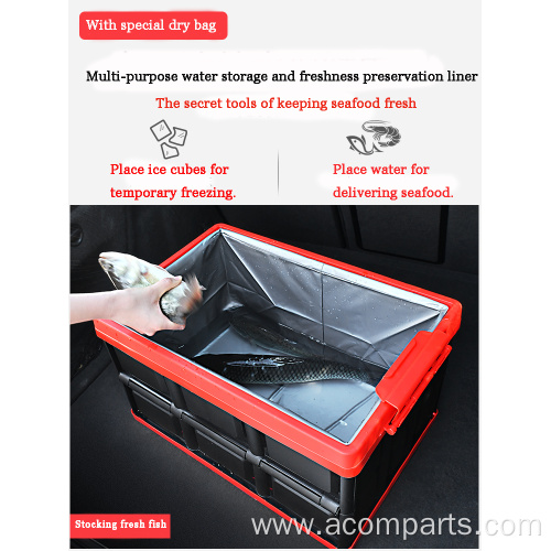 Collapsible crate foldable plastic storage sundries boxes